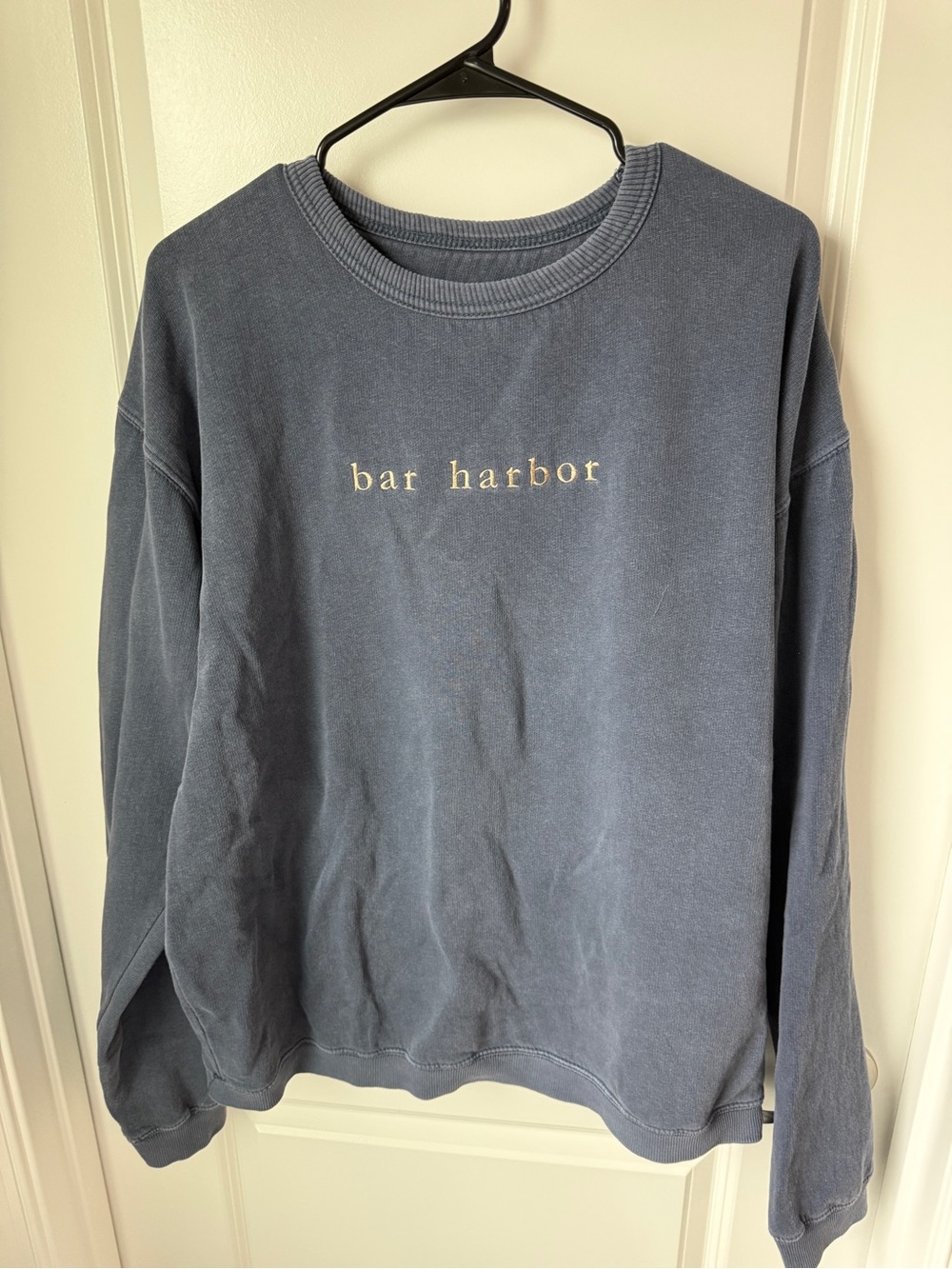 INC International Concepts Slate Blue Sweatshirt with Black Label